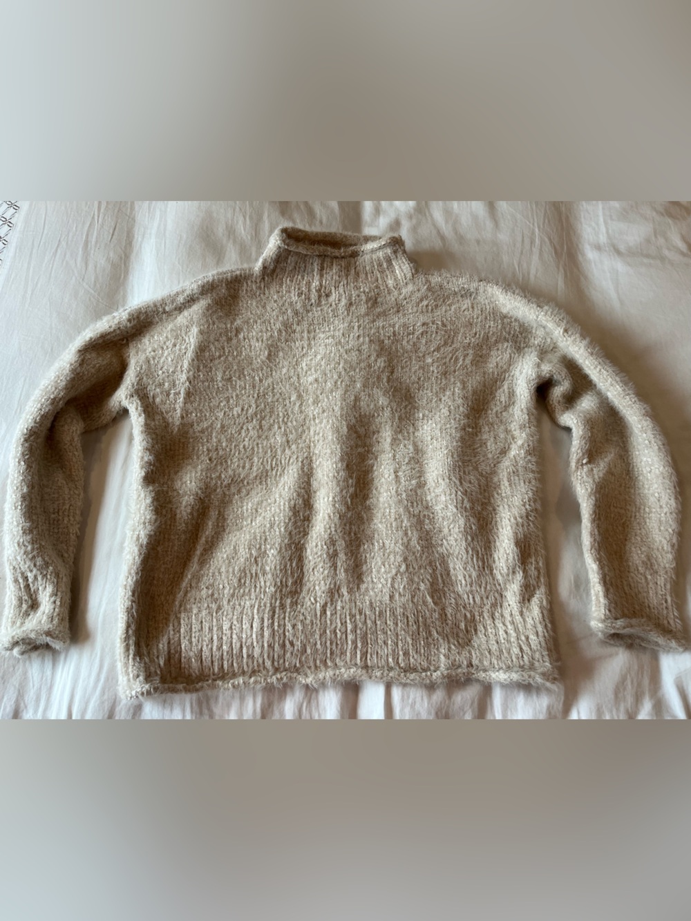 Rachel Zoe Oatmeal Cozy Cowl Neck Sweater